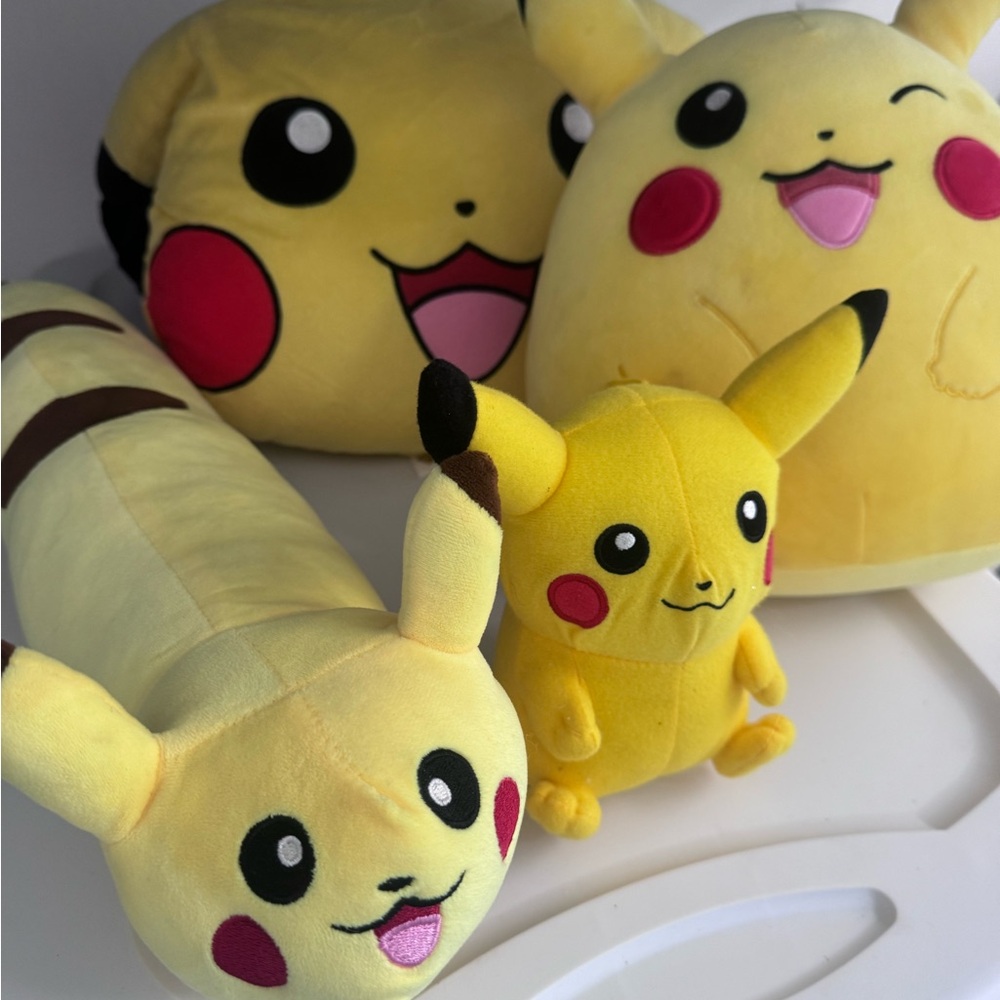 Pikachu Yellow Plush Toy - Soft Kids Toy pokemon - Picture 2 of 4